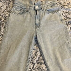 7 For All Mankind Light Blue High Rise Jeans